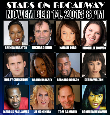 New Concert at The Town Hall ‘ Bright Stars of Broadway’ – Nov. 14th