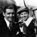 Mickey with Clark Gable