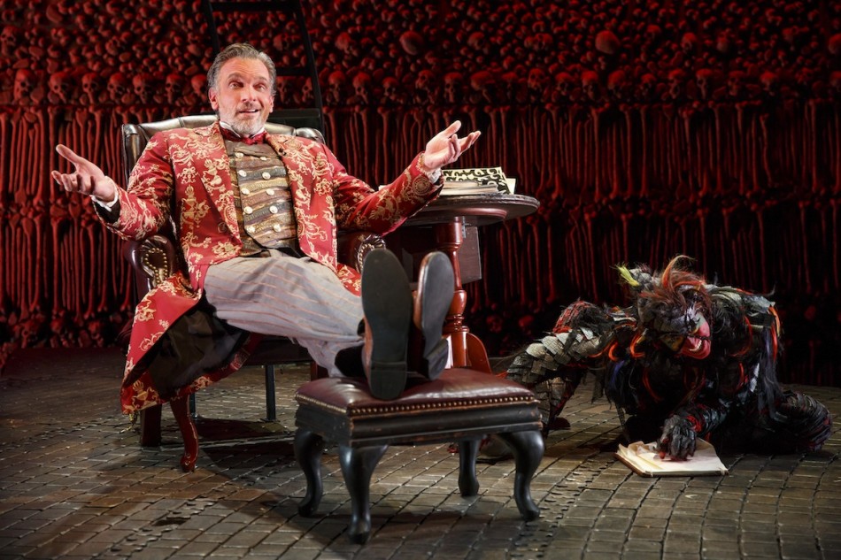 Brent Harris and Shiloh Goodin in The Screwtape Letters. Photo by Joan Marcus 4