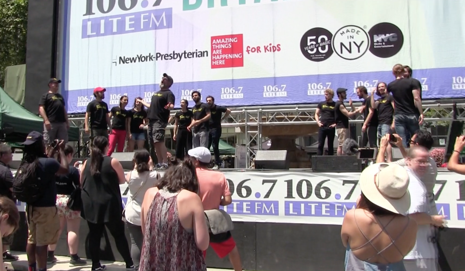 106.7 Celebrates Broadway in Bryant Park (video)