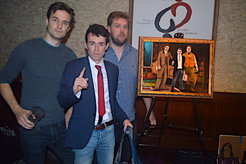 The Play That Goes Wrong Honored at Tony’s with Portrait