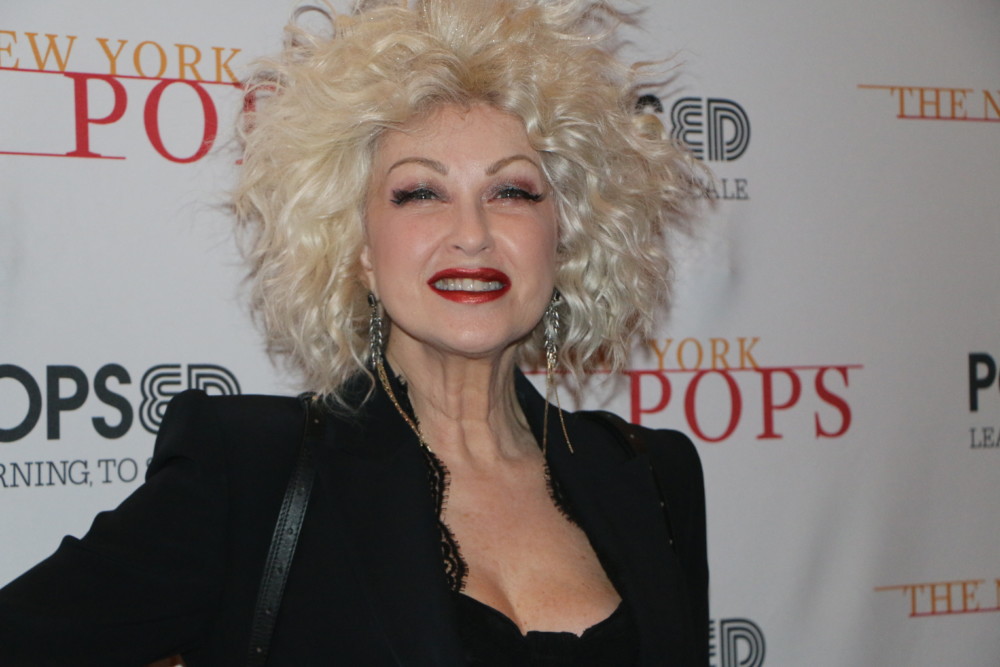 New York Pops’ 36th Birthday Gala Celebration Honoree, Cyndi Lauper, Helps to “Raise Us Up”