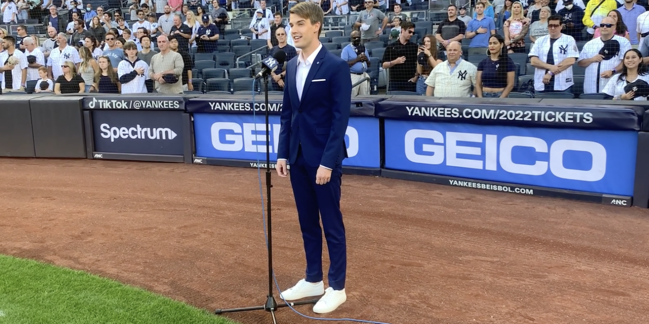 Mark William Sings Live at Yankee Stadium