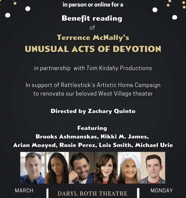 Rattlestick Benefit Reading ‘Unusual Acts of Devotion’