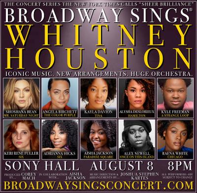 Broadway Sings Whitney Houston at Sony Hall