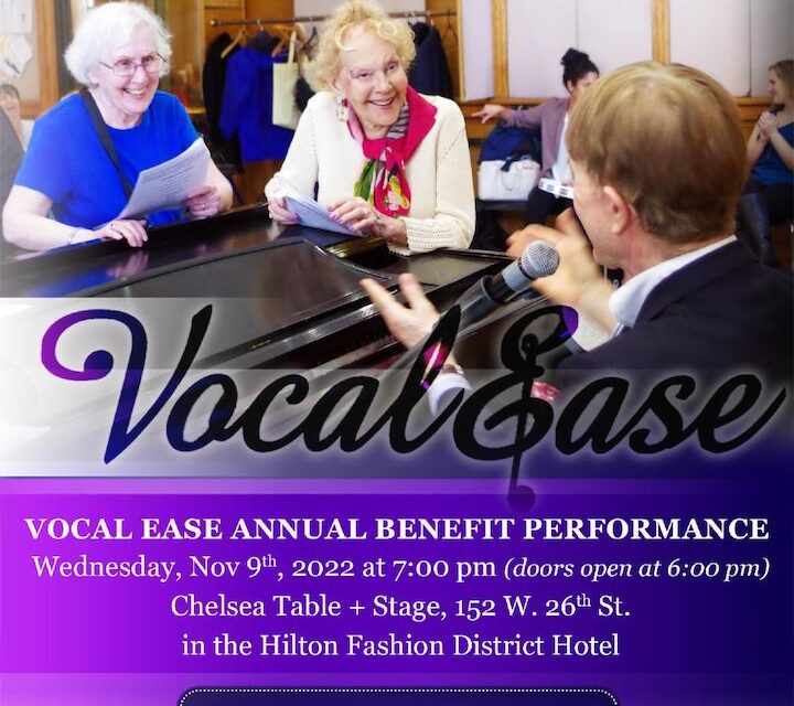VocalEase Benefit Live and Streaming