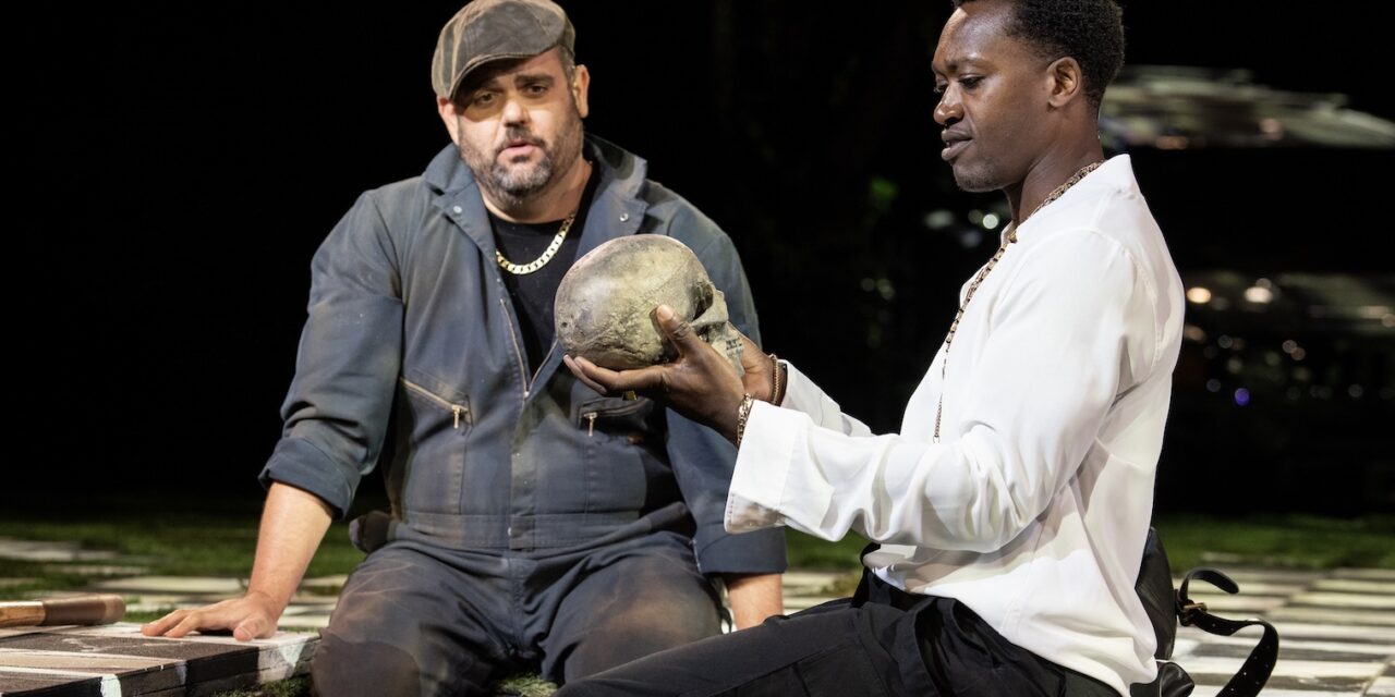 Hamlet Shakespeare in the Park Theater Pizzazz