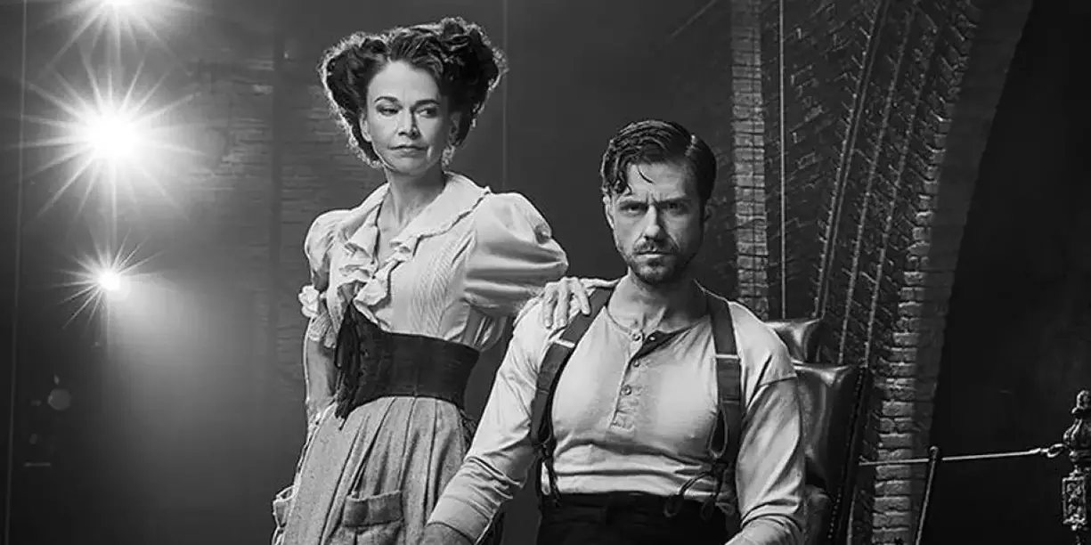Sutton Foster and Aaron Tveit in ‘Sweeney Todd’