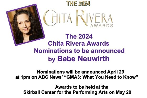 Bebe Neuwirth to Announce Chita Rivera Award Nominees