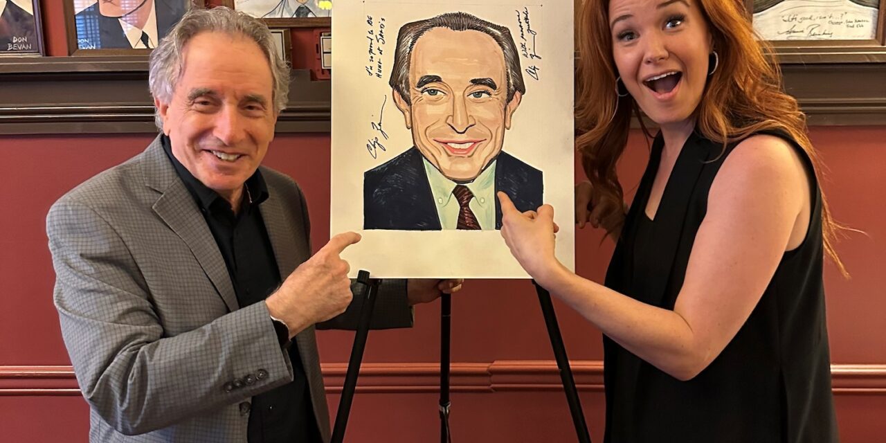 Chip Zien (Harmony) Honored with Caricature at Sardi’s